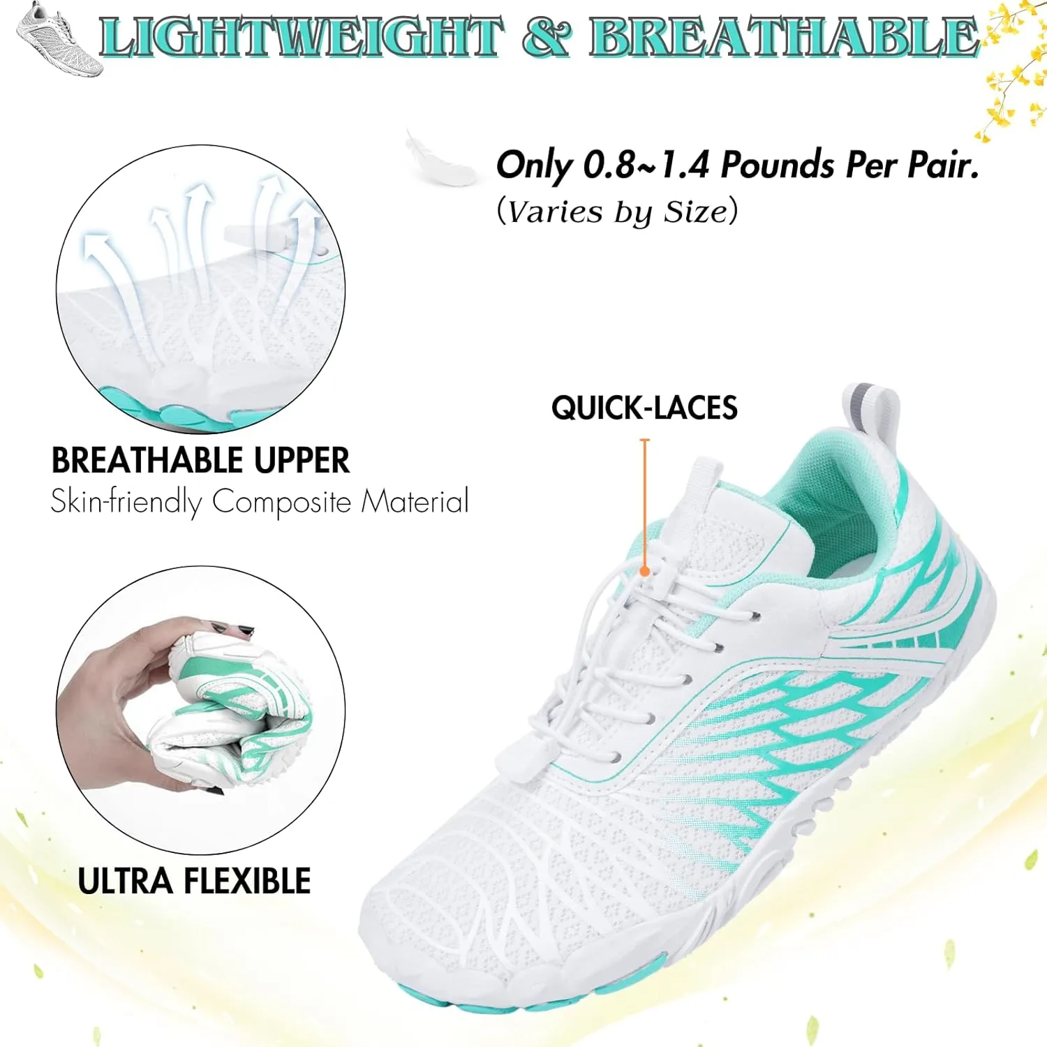 Hike Barefoot Shoes Women Men Minimalist Wide Toe Box Footwear Zero Drop Athletic Cross-Trainer Fashion Sneakers