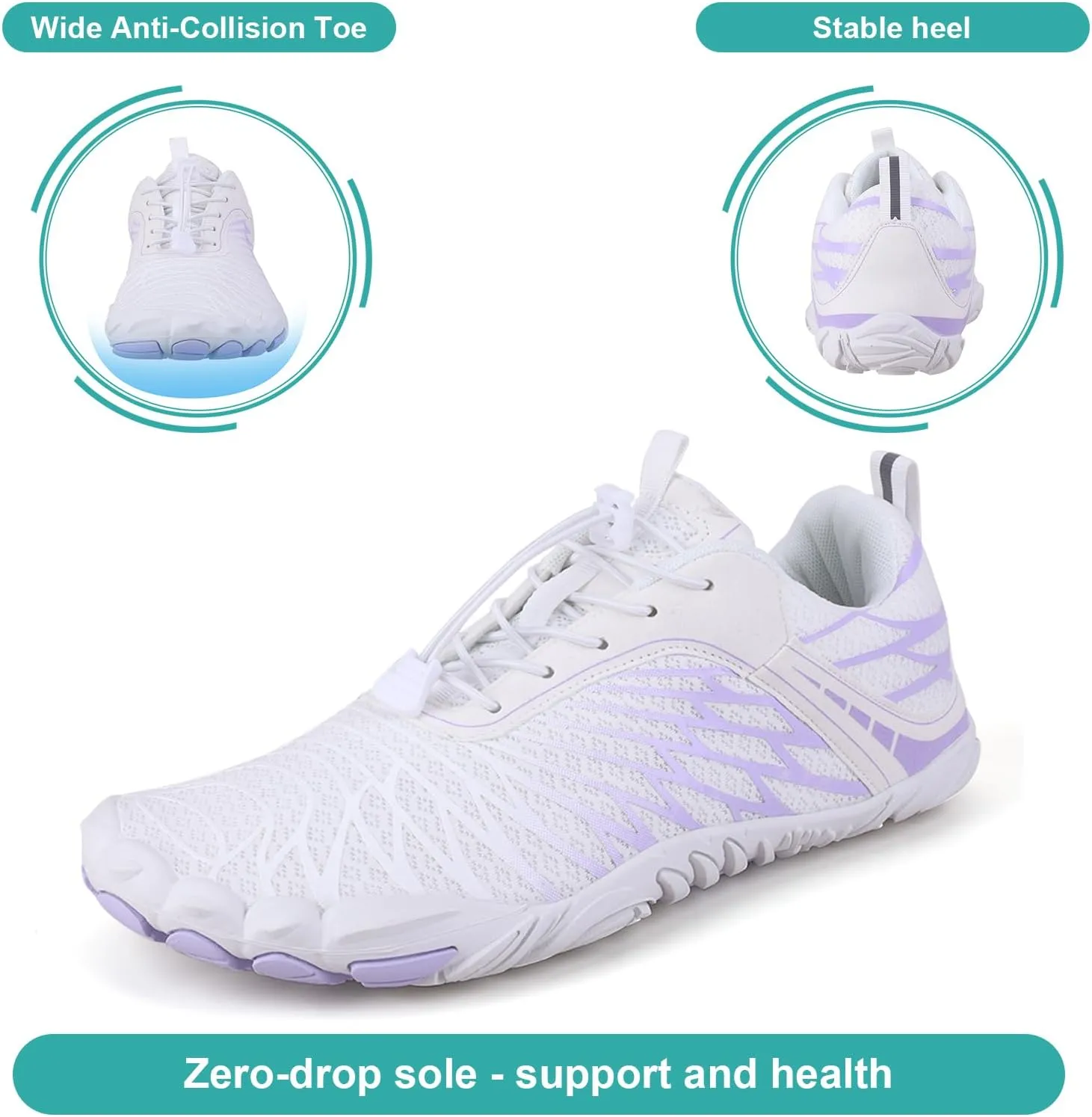 Hike Barefoot Shoes Women Men Non-Slip Healthy Barefoot Shoes Womens Mens Breathable Fashion Trail Rnning Hiking Shoe Womens Mens Wide Toe Zero Drop Shoe