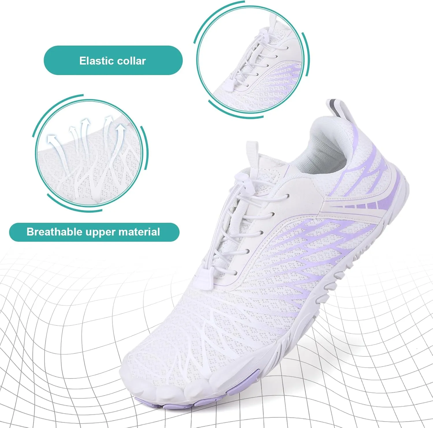 Hike Barefoot Shoes Women Men Non-Slip Healthy Barefoot Shoes Womens Mens Breathable Fashion Trail Rnning Hiking Shoe Womens Mens Wide Toe Zero Drop Shoe