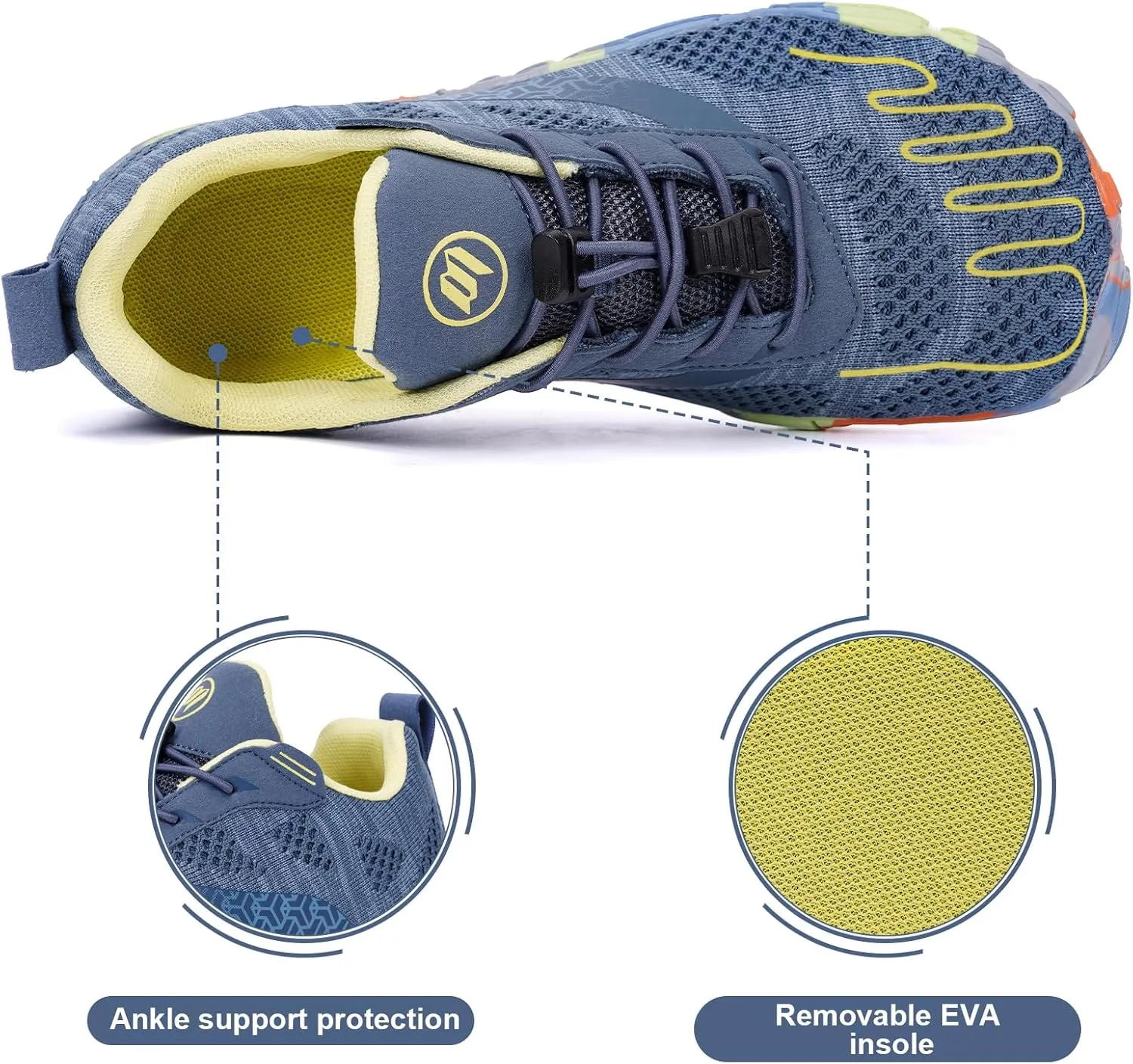 Hike Barefoot Shoes Women Men Non-Slip Healthy Barefoot Shoes Womens Mens Breathable Fashion Trail Rnning Hiking Shoe Womens Mens Wide Toe Zero Drop Shoe