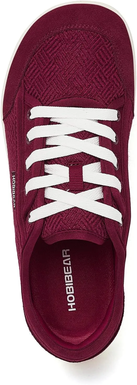 HOBIBEAR Barefoot Shoes for Women Men Zero Drop Sole Wide Toe Box Walking Sneakers