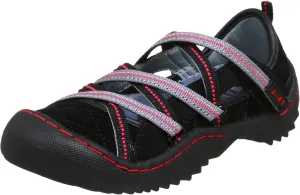 J-41 girls Island Mary Jane,Black/Dark Grey,1 M US Little Kid