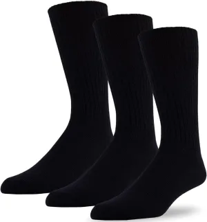 J.B. Field's 96% Merino Wool Weekender Casual Socks, Soft and Itch-free, For Hiking Trekking Running Socks, 3 Pairs