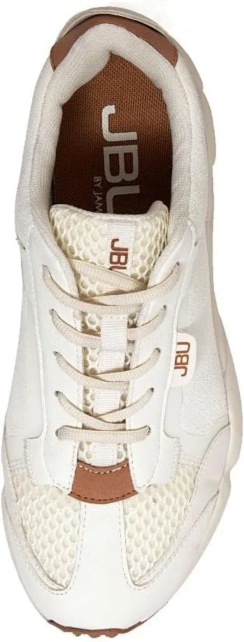 JBU Silene Women's Comfort Casual Lace Up Low Top Fashion Sneaker