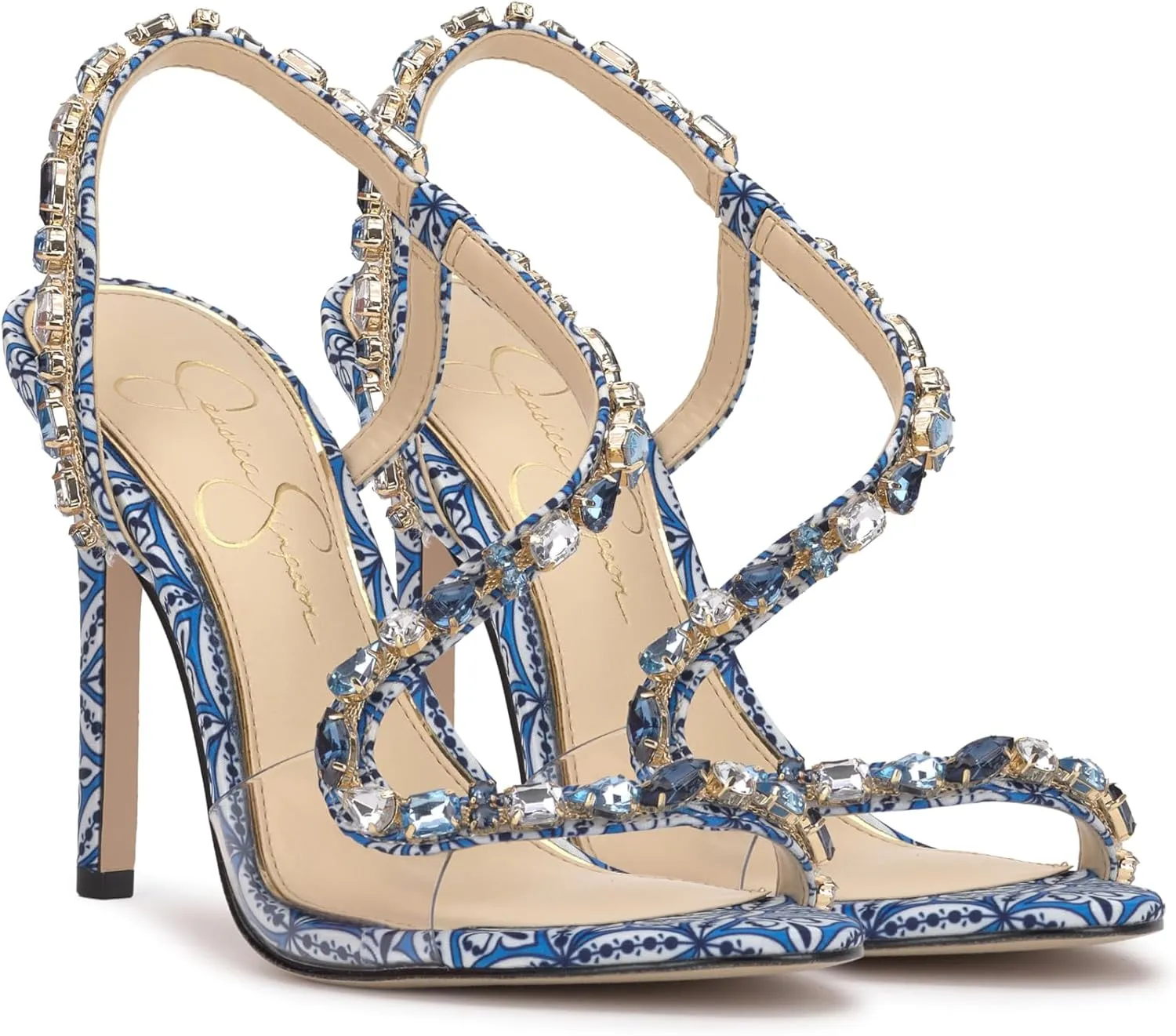 Jessica Simpson Women's Jaycin Embellished Heeled Sandal