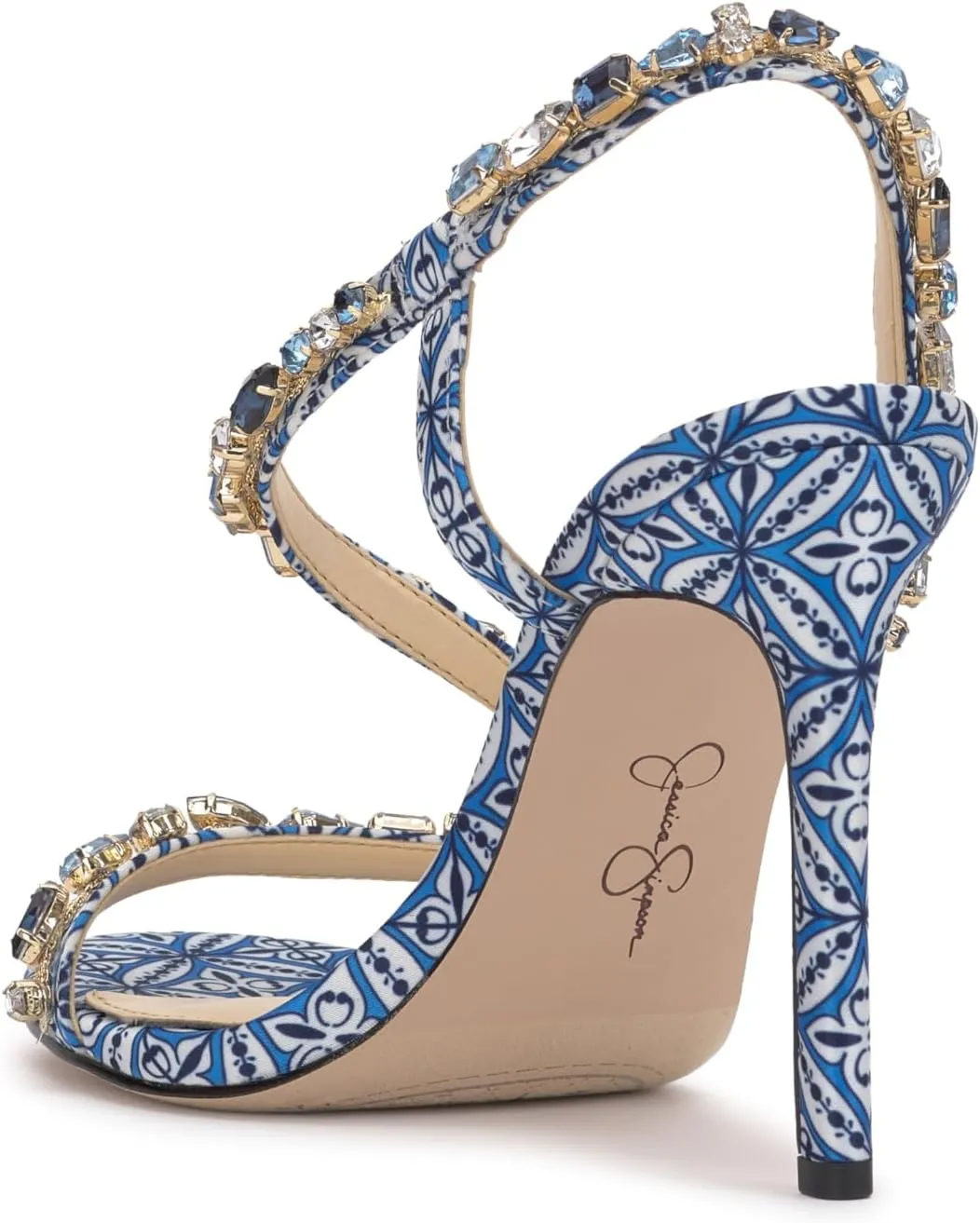 Jessica Simpson Women's Jaycin Embellished Heeled Sandal