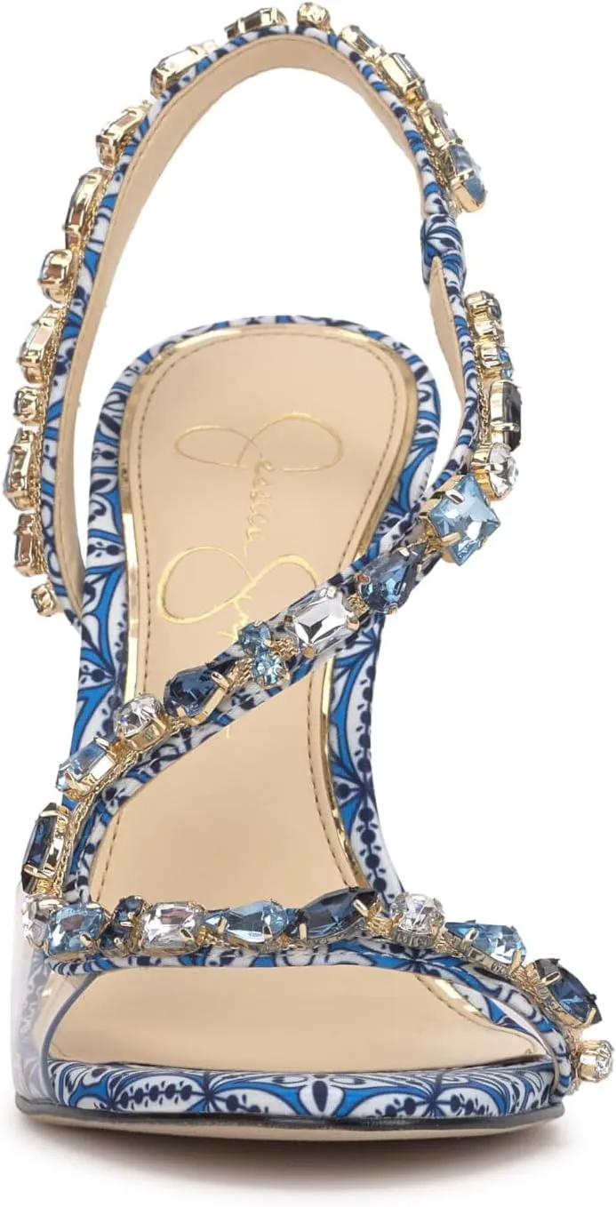 Jessica Simpson Women's Jaycin Embellished Heeled Sandal