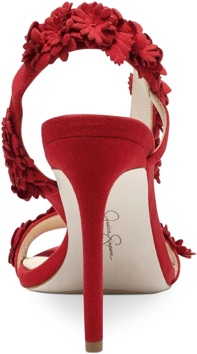 Jessica Simpson Womens Jessin Applique Dress Sandals