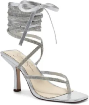 Jessica Simpson Women's Kelsa Wrap Around Heeled Sandal