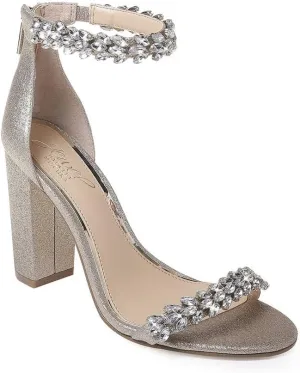 Jewel Badgley Mischka Mayra Ankle Strap Evening Shoe