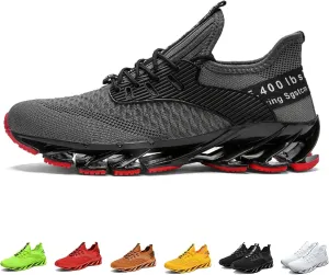 Jfxgjuv Luniva Shoes, Height Boosting Shoes for Men, Mens Walking Shoes Breathable Knit Slip On Sneakers Lightweight Athletic Gym Shoes