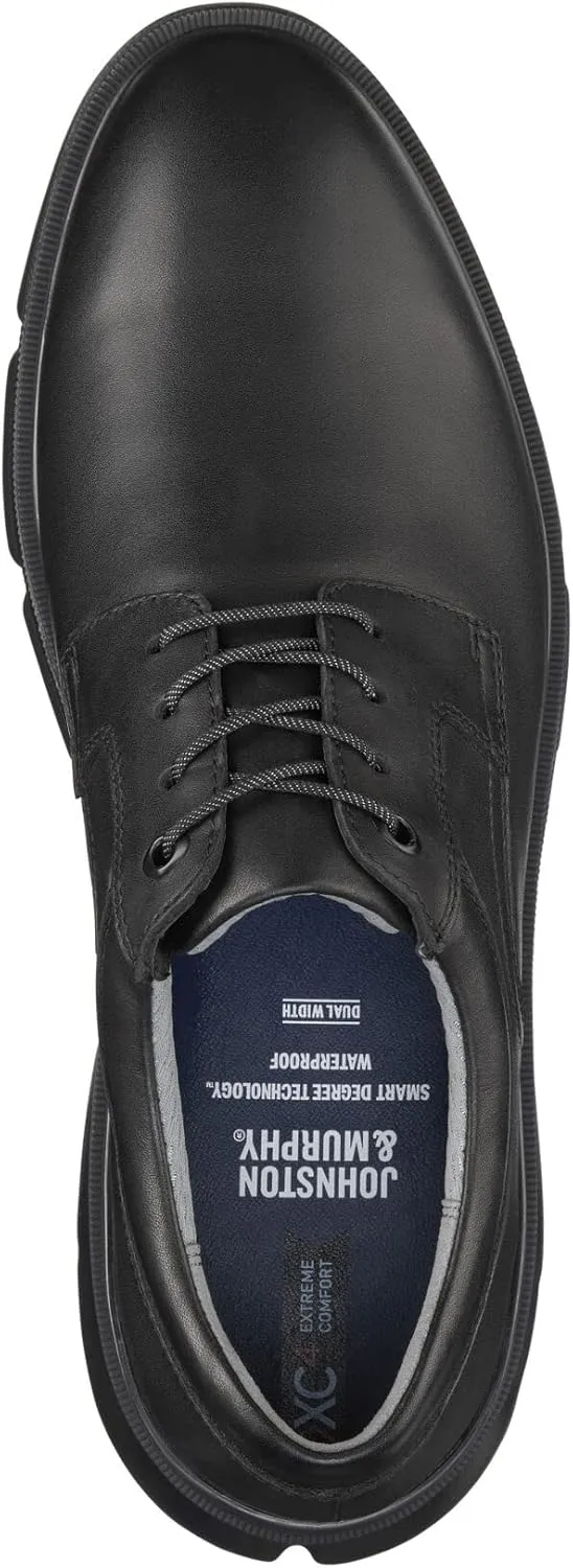 Johnston & Murphy Men’s XC4 Tanner Plain Toe | Waterproof Construction & Memory-Foam Cushioning