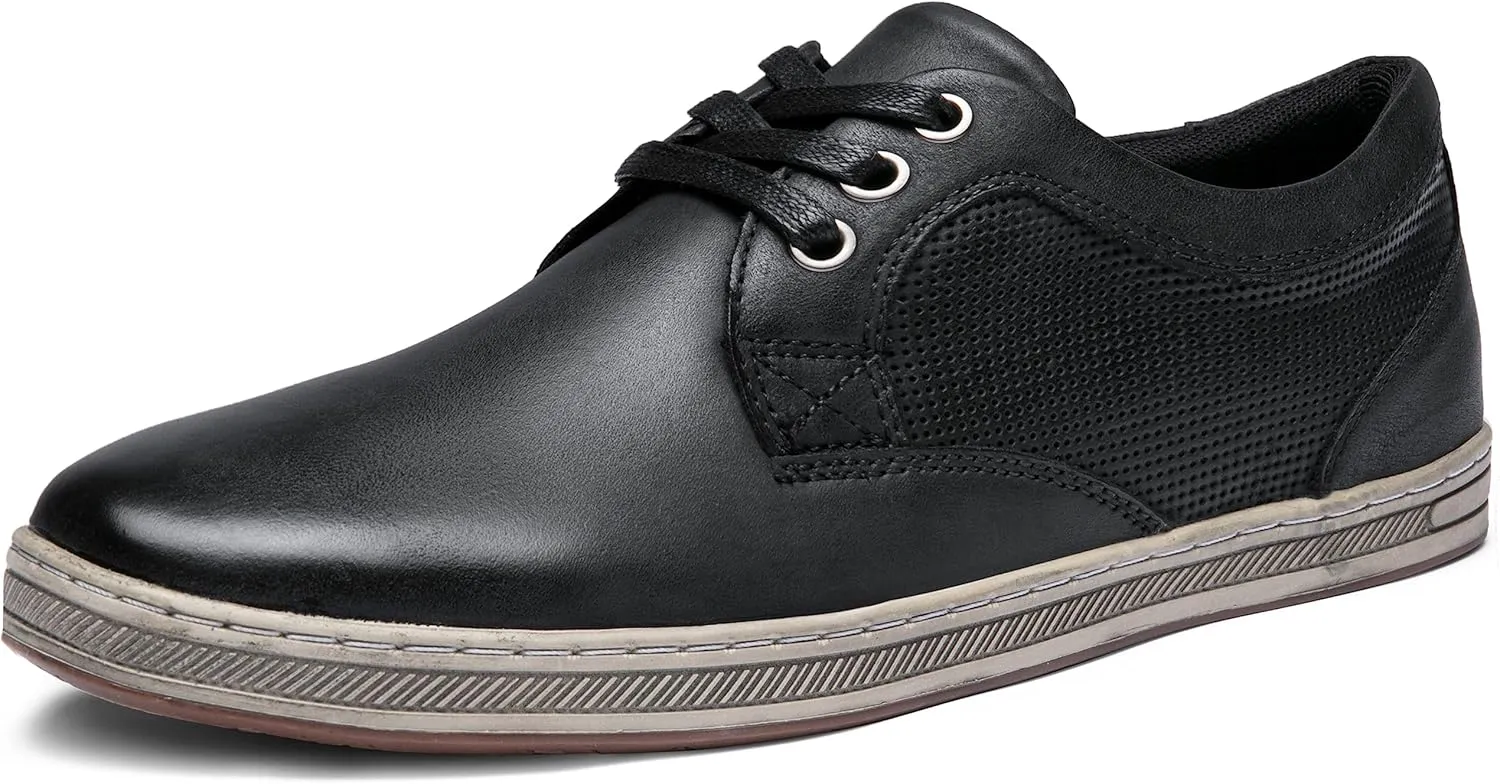 Jousen Men's Fashion Sneakers Classic Retro Casual Shoes for Men Breathable Business Dress Sneaker
