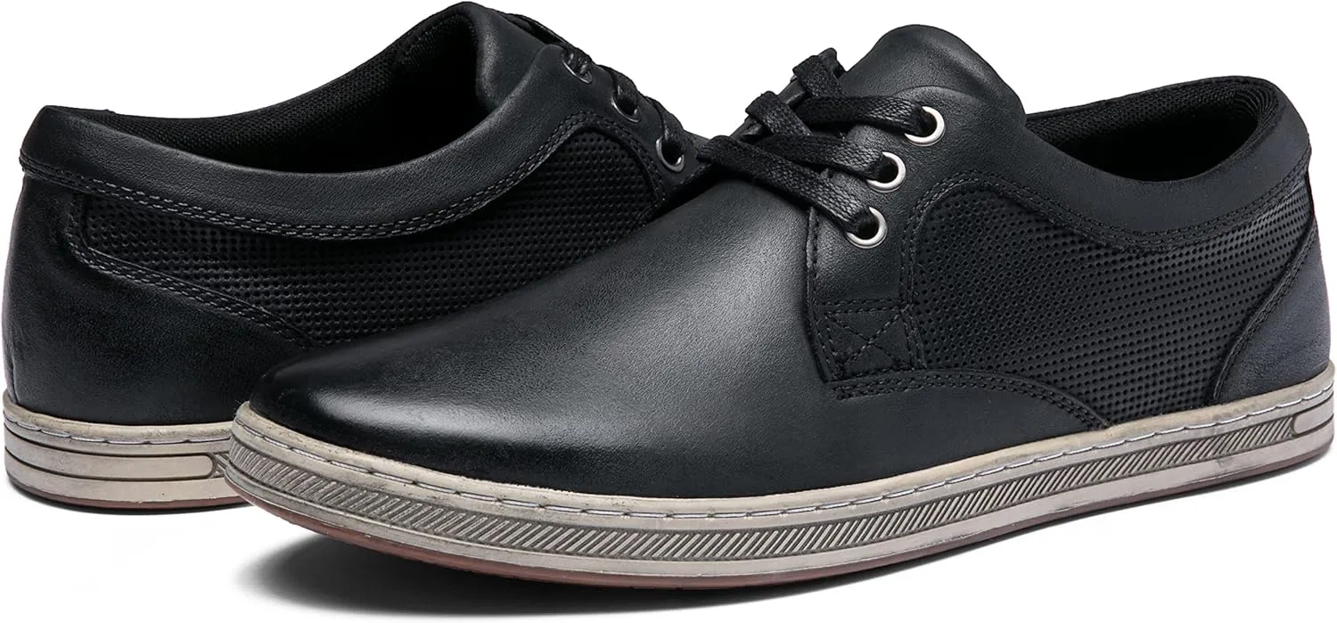 Jousen Men's Fashion Sneakers Classic Retro Casual Shoes for Men Breathable Business Dress Sneaker