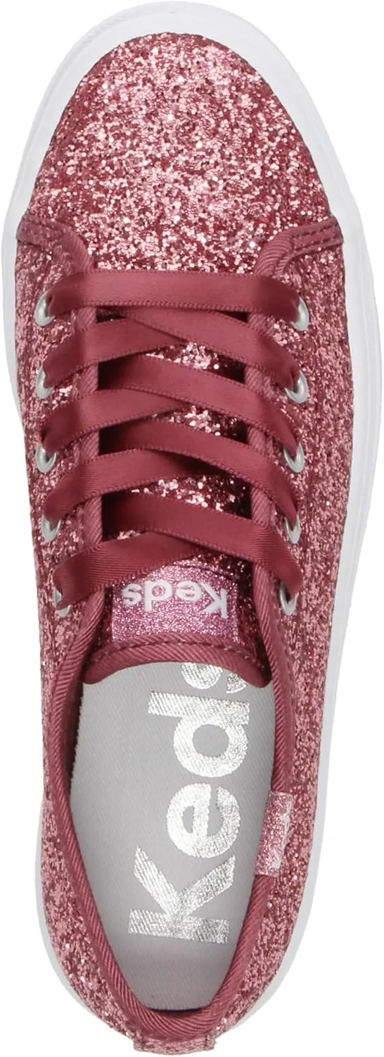 Keds Girl's Triple Up Glitter Celebrations (Little Big Kid) Sneaker