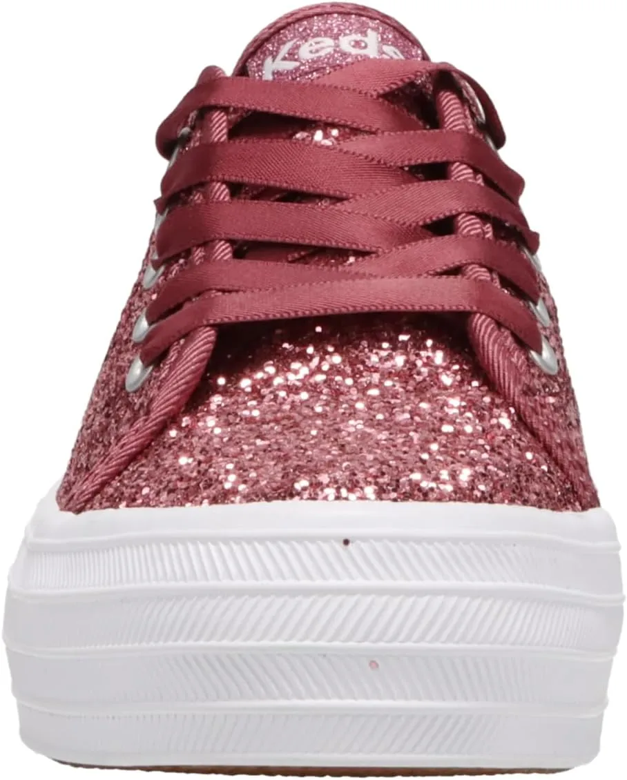 Keds Girl's Triple Up Glitter Celebrations (Little Big Kid) Sneaker