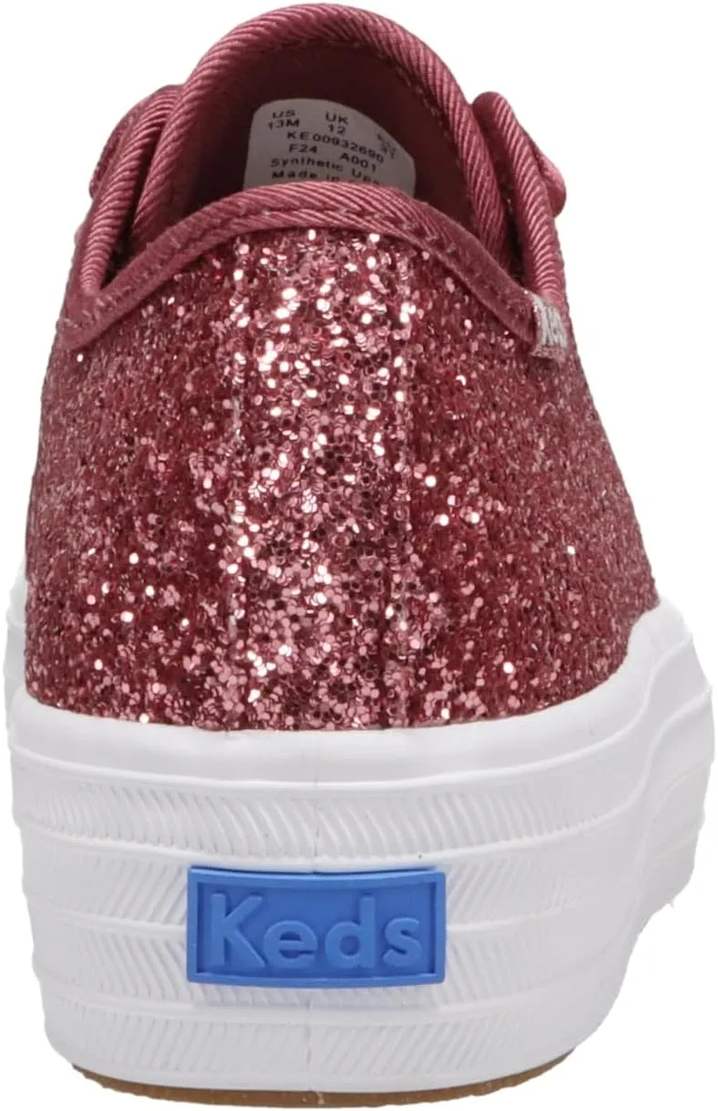 Keds Girl's Triple Up Glitter Celebrations (Little Big Kid) Sneaker