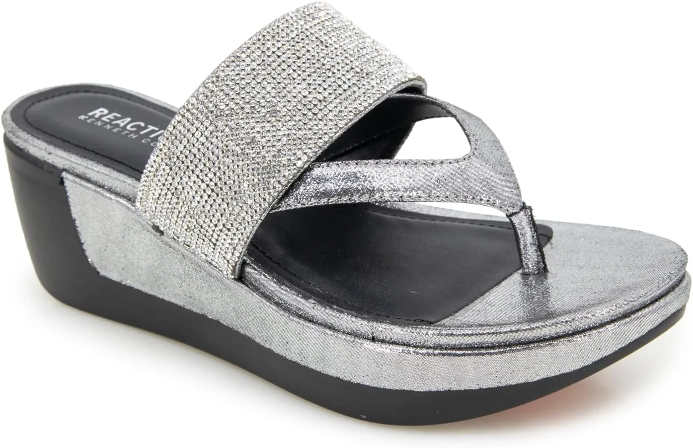 Kenneth Cole REACTION Women's Pepea Cross Jwl Wedge Sandal