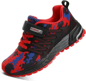 KUBUA Kids Sneakers for Boys Girls Running Tennis Shoes Lightweight Breathable Sport Athletic