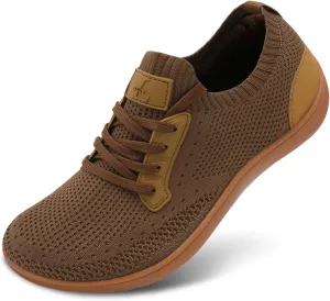 L-RUN Mens Walking Shoes Wide Toe Barefoot Shoes Minimalist Men's Casual Dress Shoes Breathable Zero Drop Fashion Sneakers