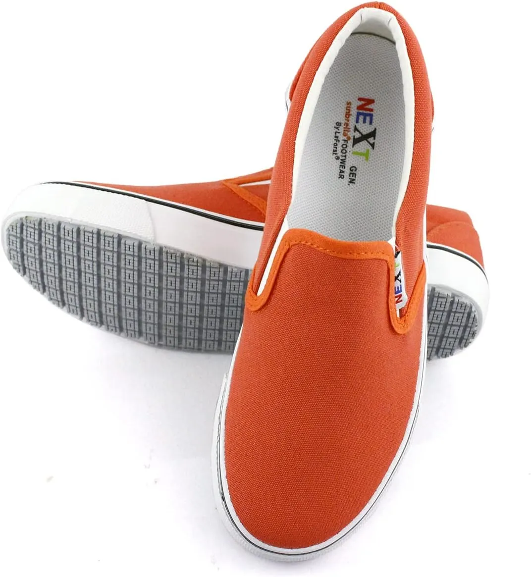 Laforst Womens Nextgen Sunbrella Upper Nonslip Waitress Server Slip On Fashion Flat