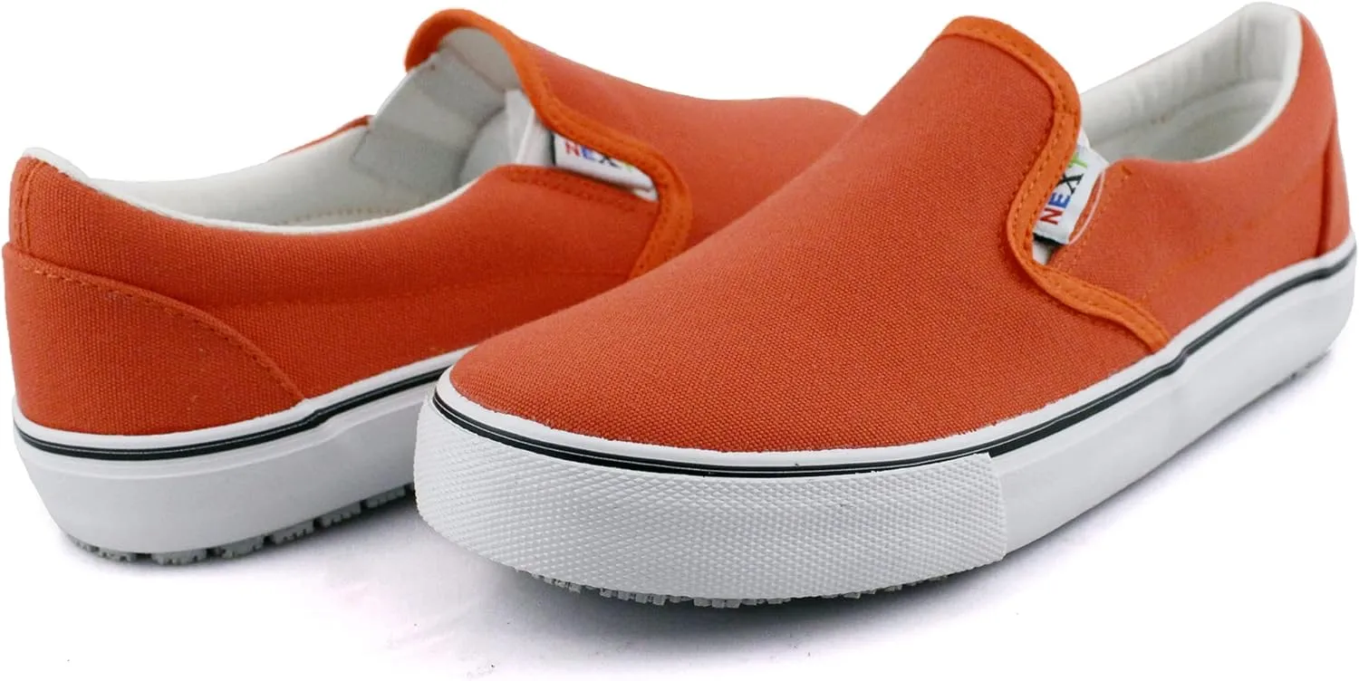 Laforst Womens Nextgen Sunbrella Upper Nonslip Waitress Server Slip On Fashion Flat