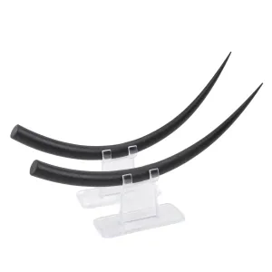 Large Eyelash Teaching Display Model B C Curl Eyelash Training Tool with Base for Beauty Schools