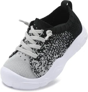 LeIsfIt Toddler Shoes Boys Girls Barefoot Shoes Kids Breathable Sneakers Tennis Shoes Slip on Shoes