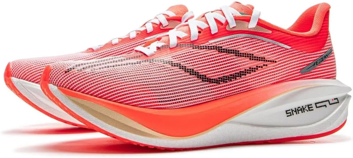 LI-NING FEIDIAN 5 Challenger Women's Running Shoes Boom Fiber Lightweight Breathable Non-Slip Racing Sneakers ARMV002