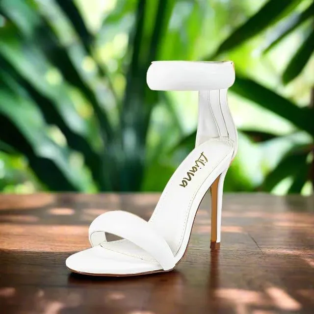 Liliana Women's Tisha-112 Puffy Ankle Strap Sandals