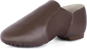Linodes Leather Jazz Shoe Slip On for Girls and Boys (Toddler/Little Kid/Big Kid)