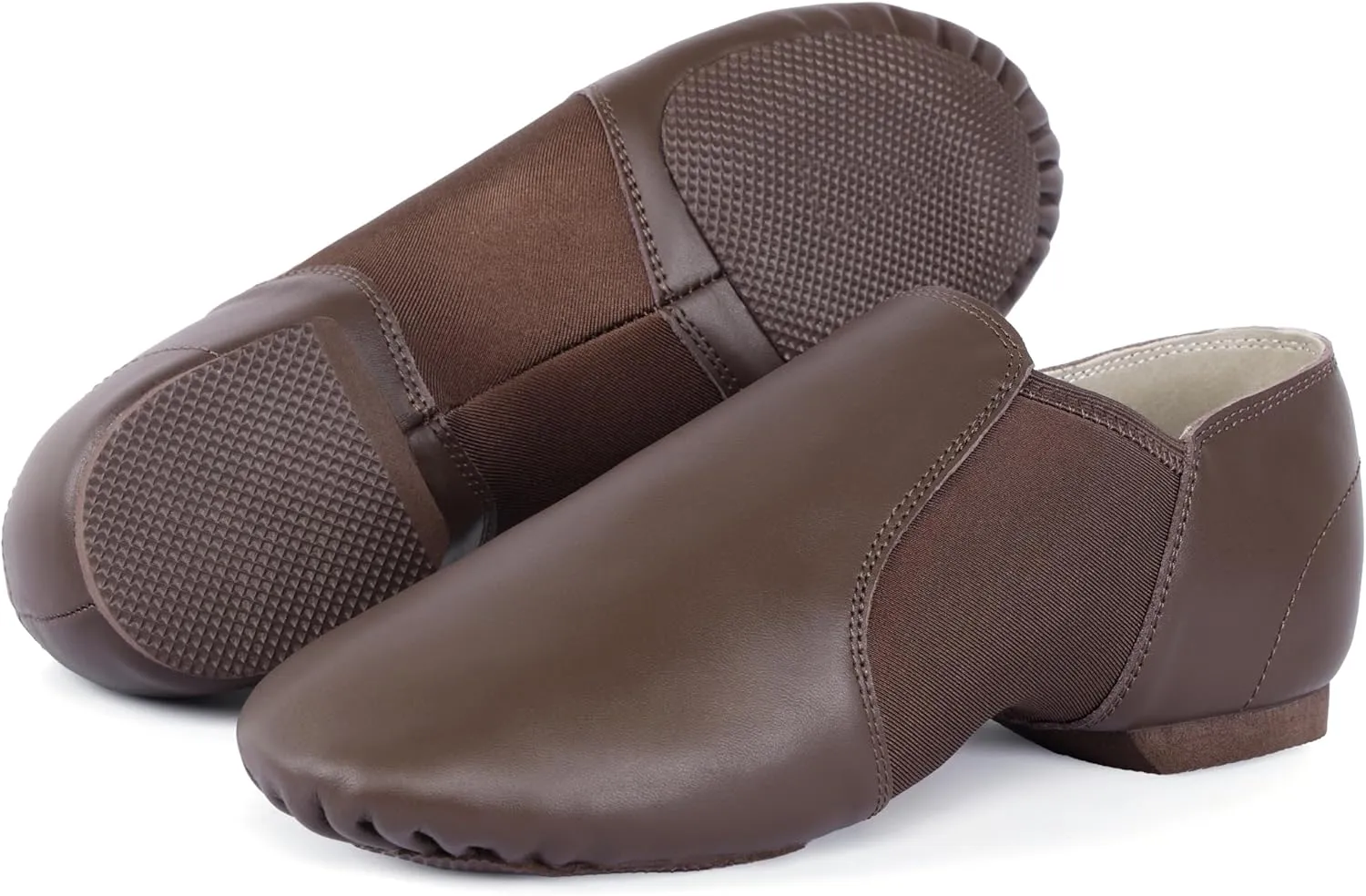Linodes Leather Jazz Shoe Slip On for Girls and Boys (Toddler/Little Kid/Big Kid)
