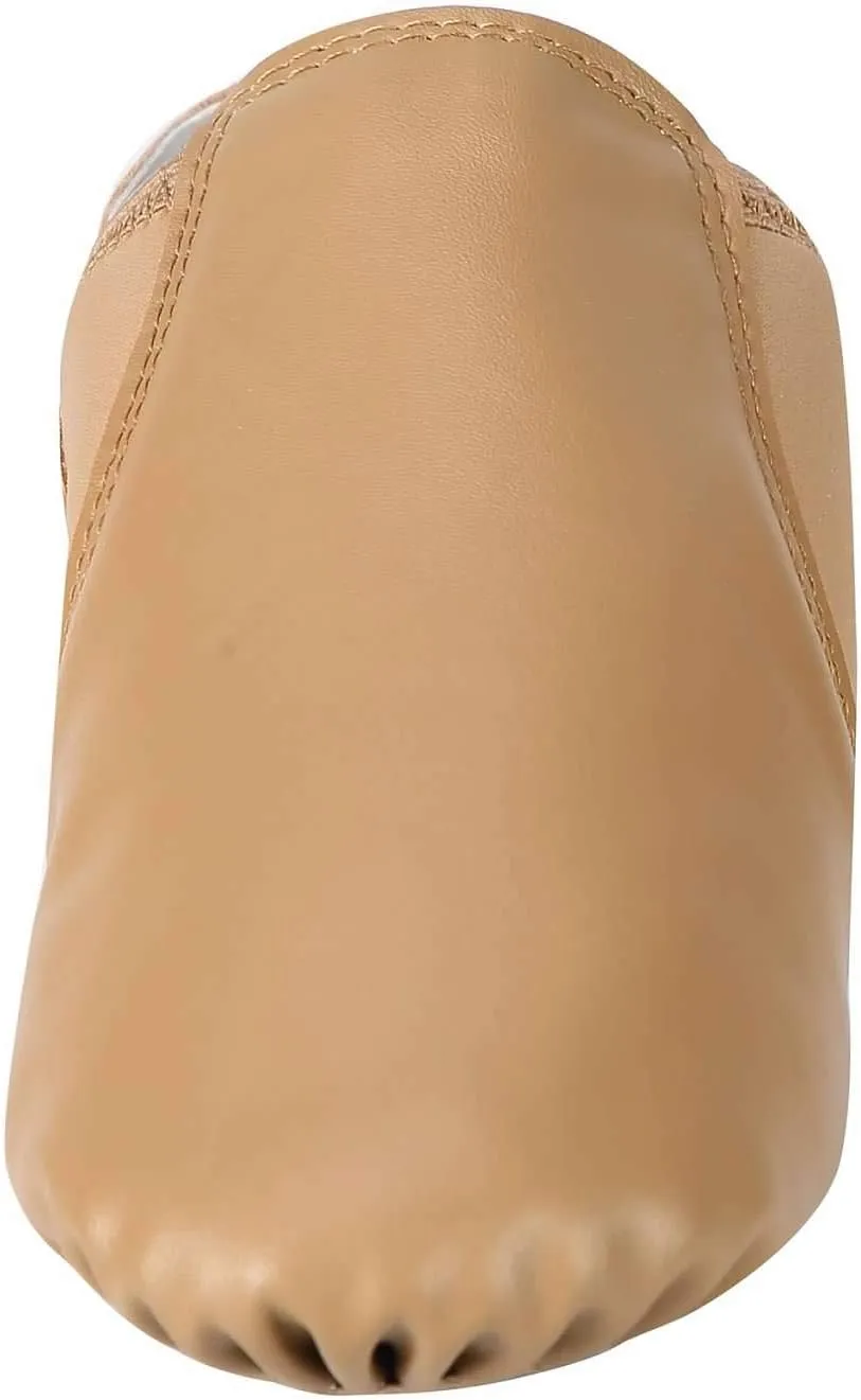 Linodes Unisex 006 PU Leather Upper Slip-on Jazz Shoe for Women and Men's Dance Shoes
