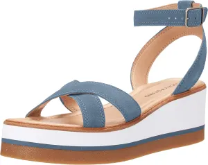 Lucky Brand Women's Tarhi Ankle Strap Wedge