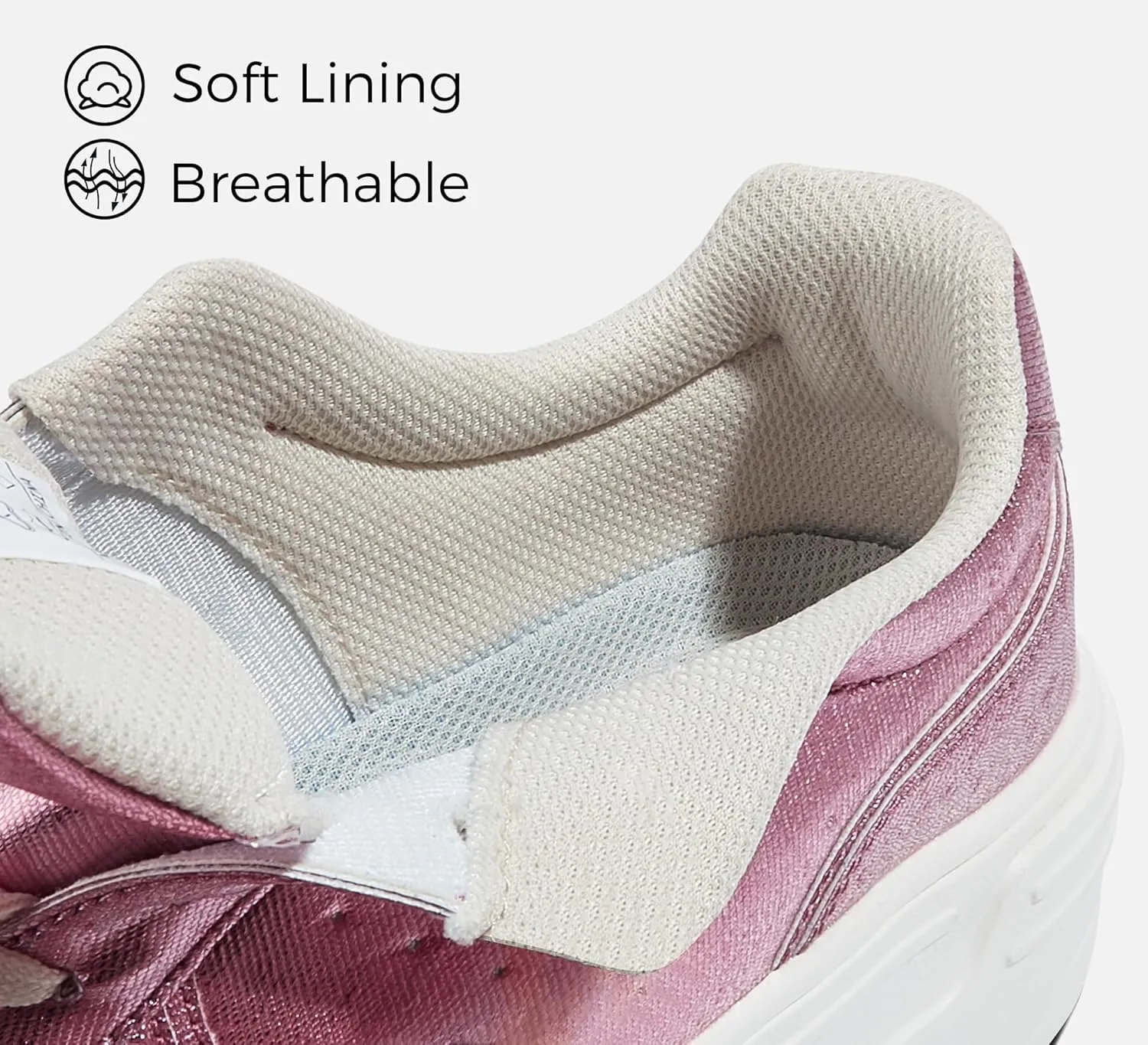 LUCKY STEP Women Platform Fashion Sneakers Chunky Faux Leather Thick Sole Comfortable Lightweight Casual Tennis Walking Shoes