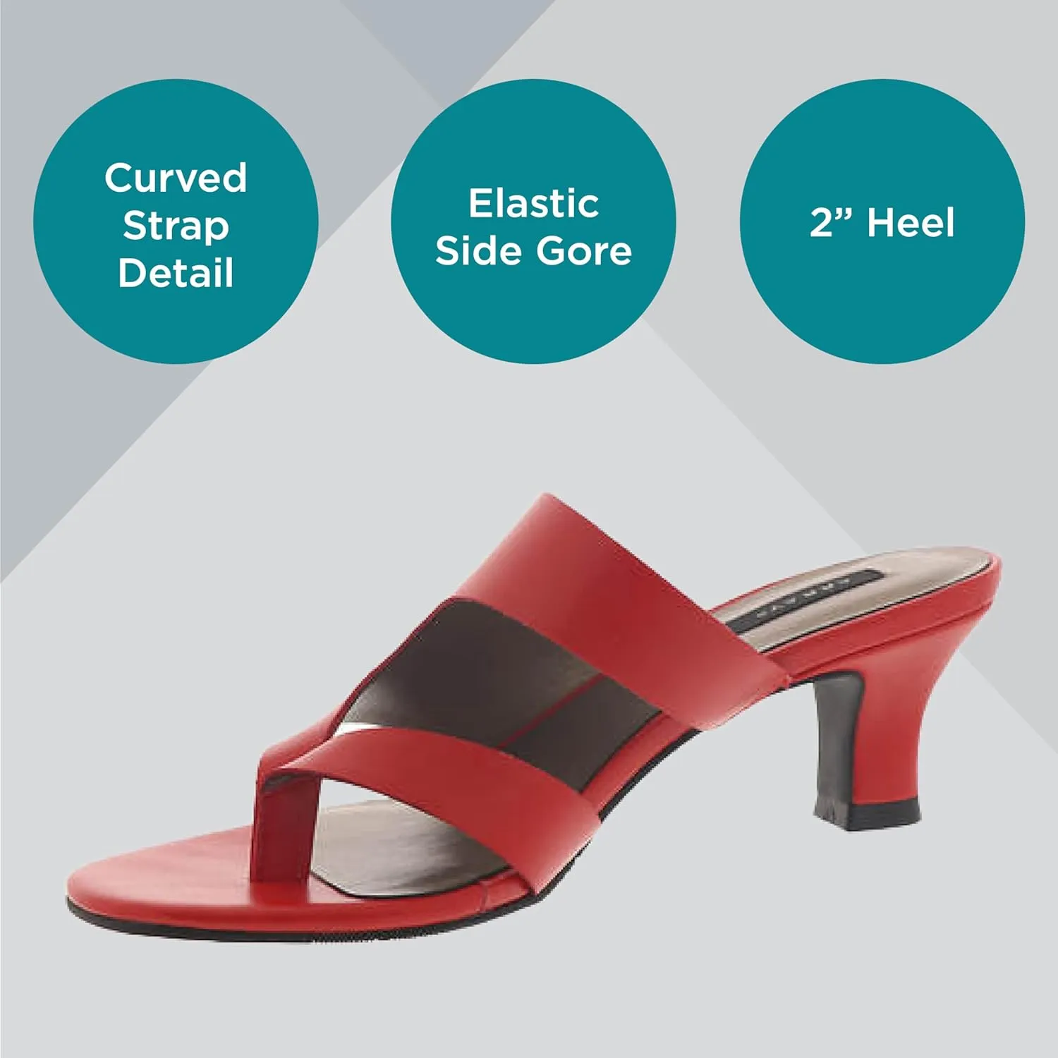 Masseys Women's Arden Low Heel Dress Sandal