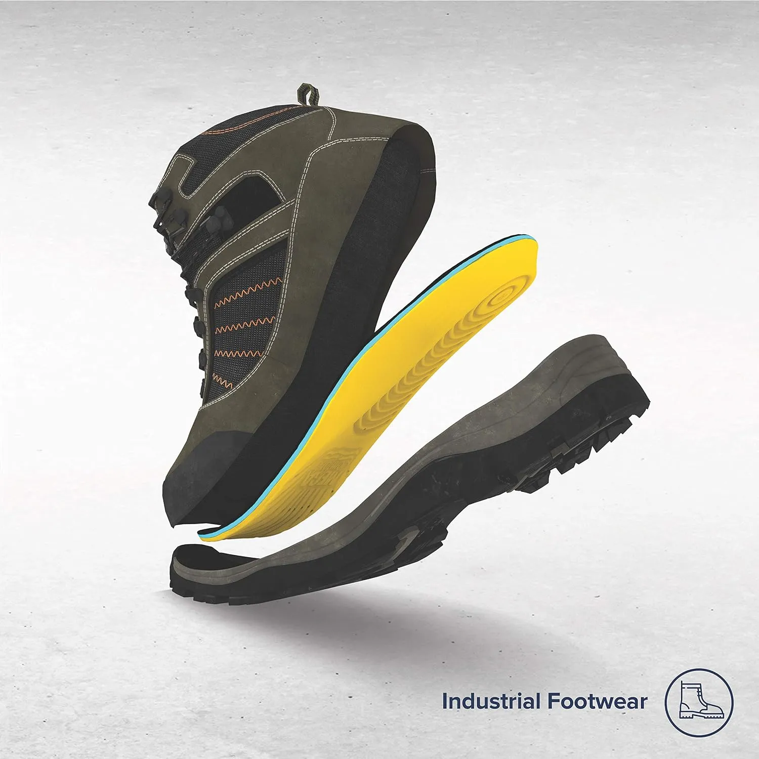 MEGAComfort Inc. unisex adult New and Improved Packaging shoe insoles, Yellow/Black, Men s Size 10 11 Woman Size 12 13 US
