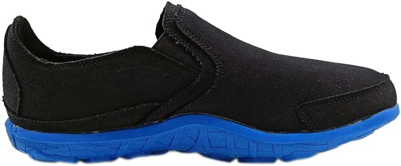 Men's Casual Canvas Slip on Loafers Leisure Flat Boat Shoes