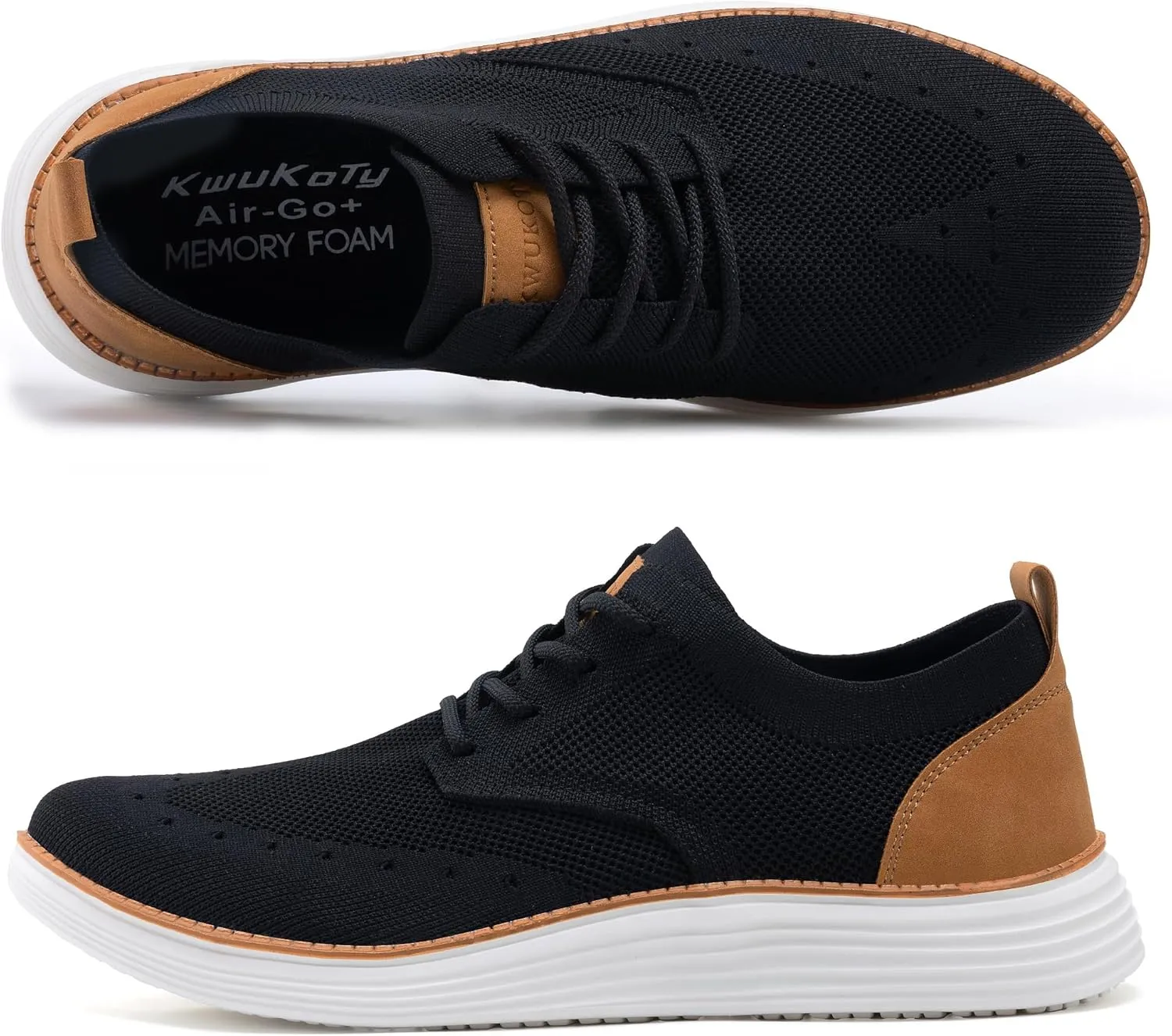Men's Casual Dress Shoes Mesh Breathable Oxfords Sneakers Lightweight Comfortable Walking Shoes 7.5-12.5