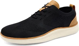 Men's Casual Dress Sneakers Oxfords Business Mesh Walking Shoes Breathable Tennis Shoe Lightweight Work Shoes Zapatos para Hombre