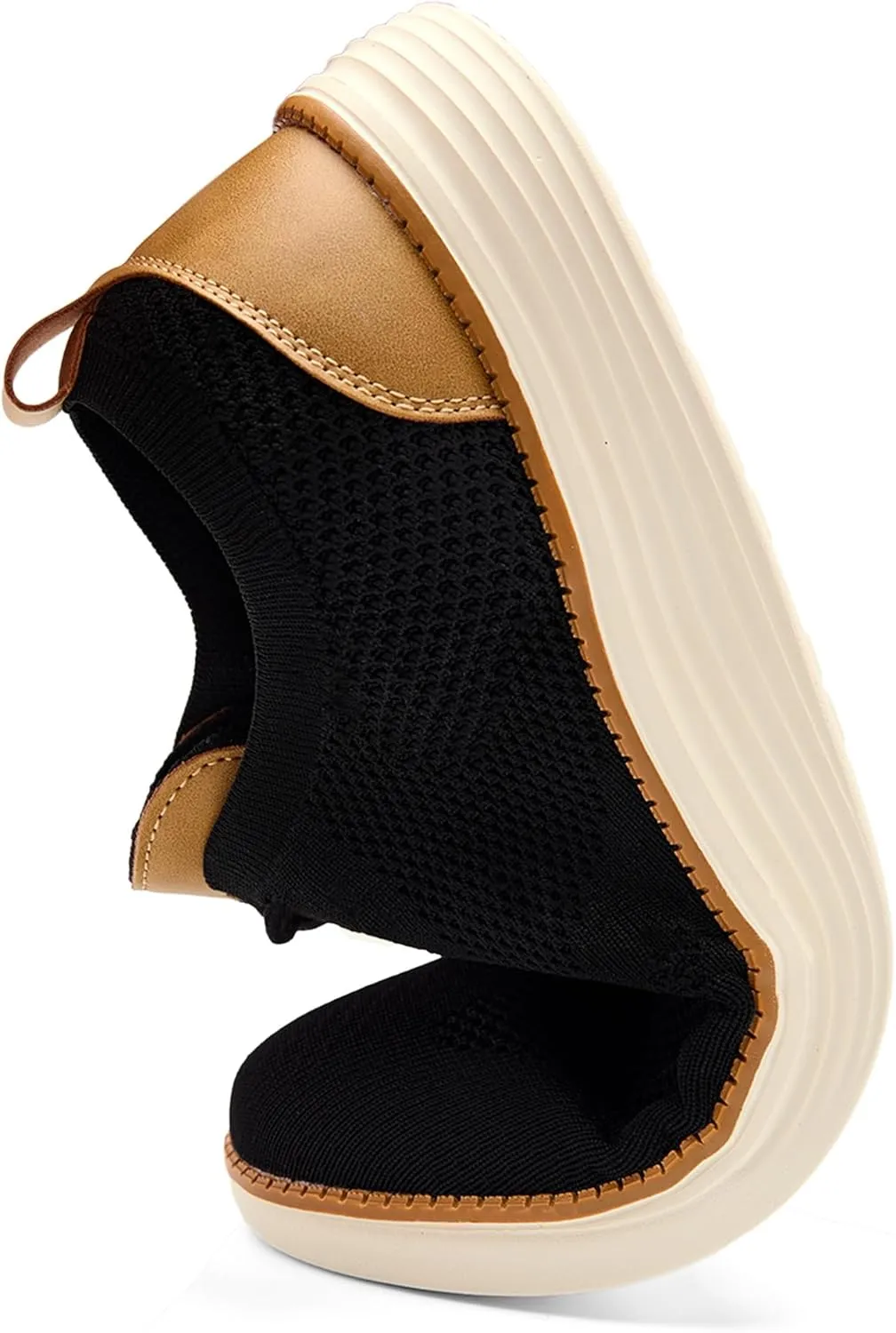 Men's Casual Dress Sneakers Oxfords Business Mesh Walking Shoes Breathable Tennis Shoe Lightweight Work Shoes Zapatos para Hombre