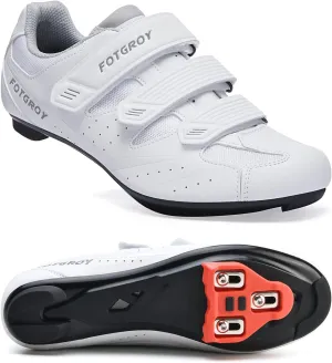 Mens Cycling Shoes Womens Peloton Shoes Compatible with SPD ARC Look Delta with Cleats, Unisex Spin Shoe Riding Indoor Road Bike Shoe