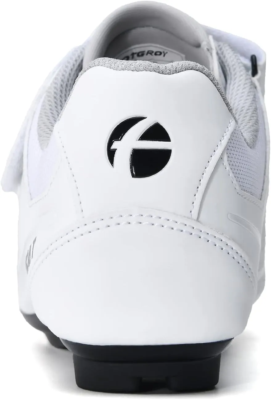 Mens Cycling Shoes Womens Peloton Shoes Compatible with SPD ARC Look Delta with Cleats, Unisex Spin Shoe Riding Indoor Road Bike Shoe