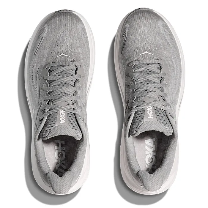 Mens Hoka Clifton 10 in Stellar Grey/Stardust