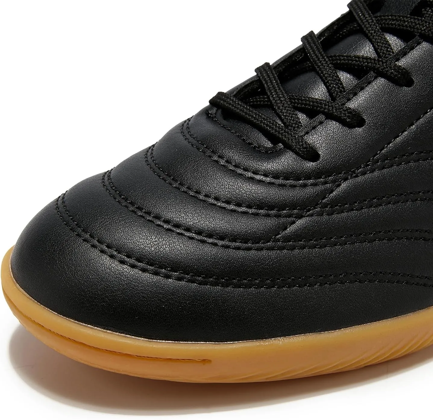 Men's Indoor Soccer Cleats Trainer Rubber Futsal Shoes for Athletic Flat Outsole Training Sneaker
