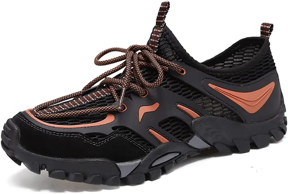 Men's Outdoor Hiking Shoes Summer Fashion Mesh Breathable Travel Shoes Field Adventure