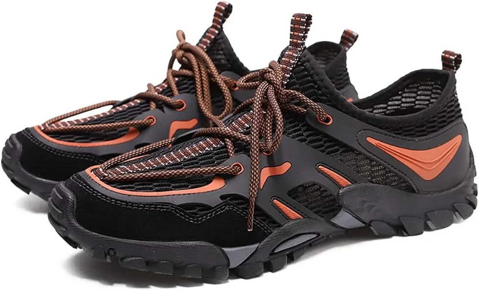 Men's Outdoor Hiking Shoes Summer Fashion Mesh Breathable Travel Shoes Field Adventure