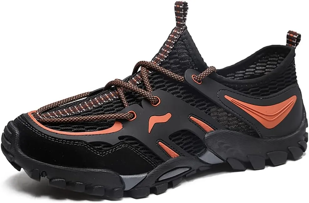 Men's Outdoor Hiking Shoes Summer Fashion Mesh Breathable Travel Shoes Field Adventure