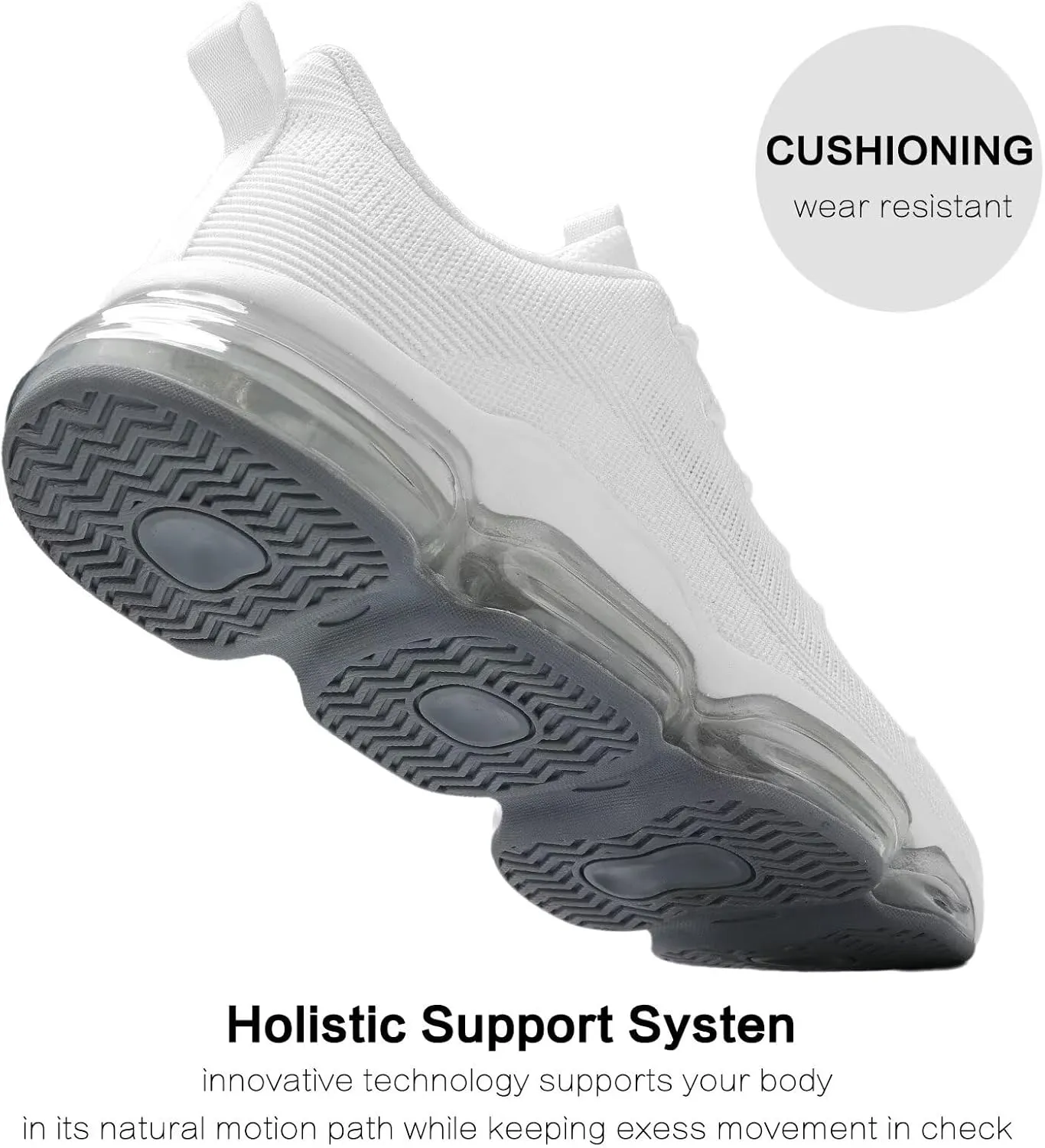 Mens Running Shoes Air Low Top Comfort Walking Lace Up Sneakers Breathable Fashion Tennis Sport Gym Fitness Cross Trainers