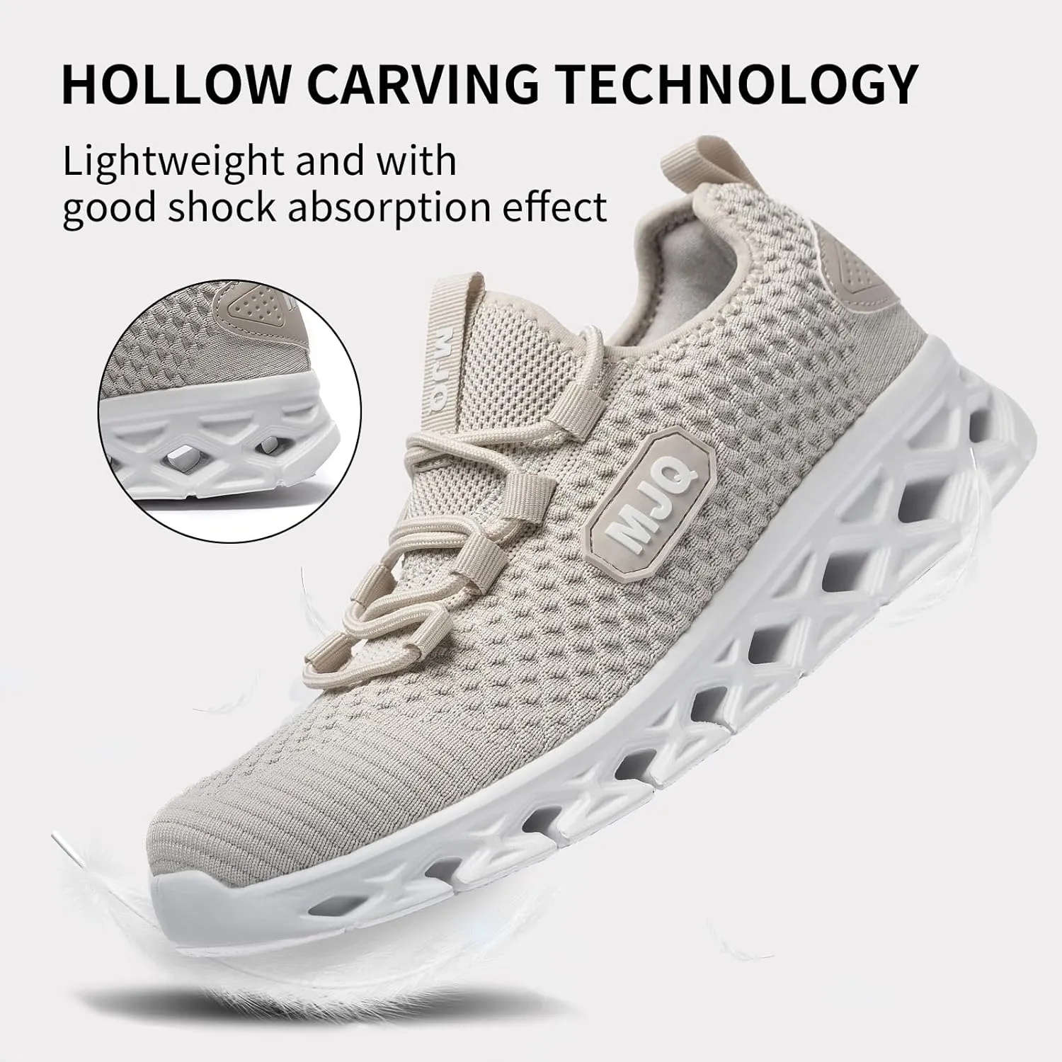 Men's Slip on Breathable Walking Shoes Ultra Lightweight Casual Sport Fashion Sneakers Running Shoes